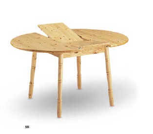 tavolo in legno Allungabile tinta naturale